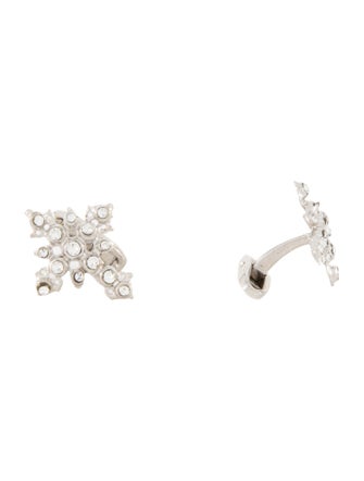 Dolce & Gabbana Crystal Embellished Cufflinks