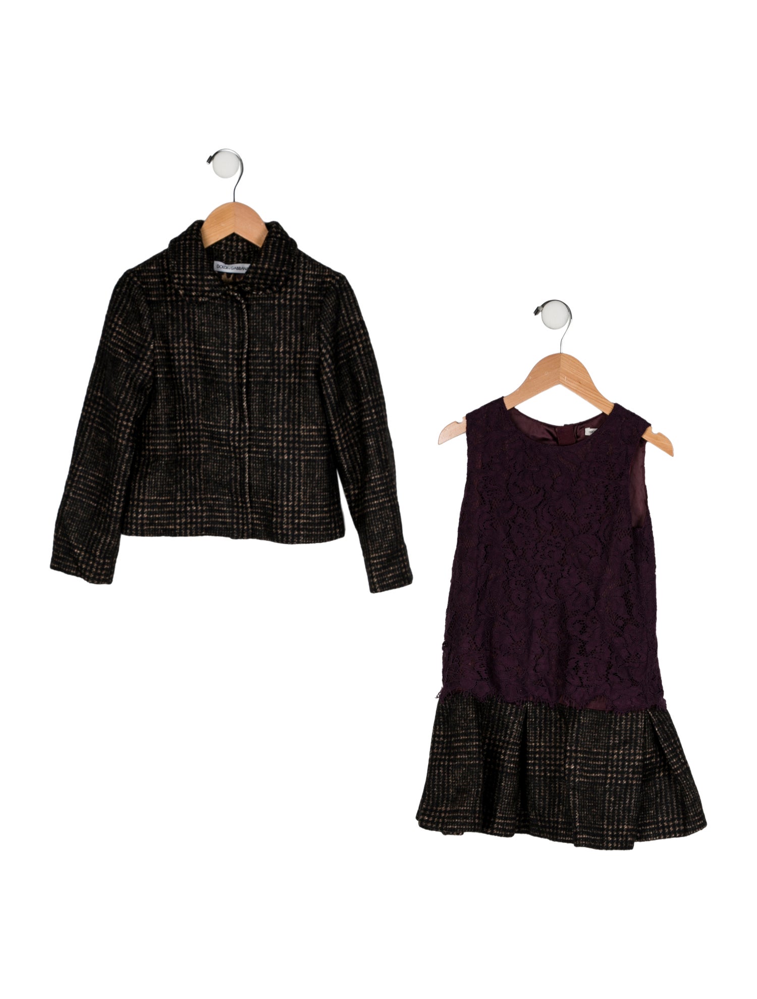 Dolce & Gabbana Girls' Patterned Dress Set