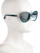 Emilio Pucci Oversize Gradient Sunglasses