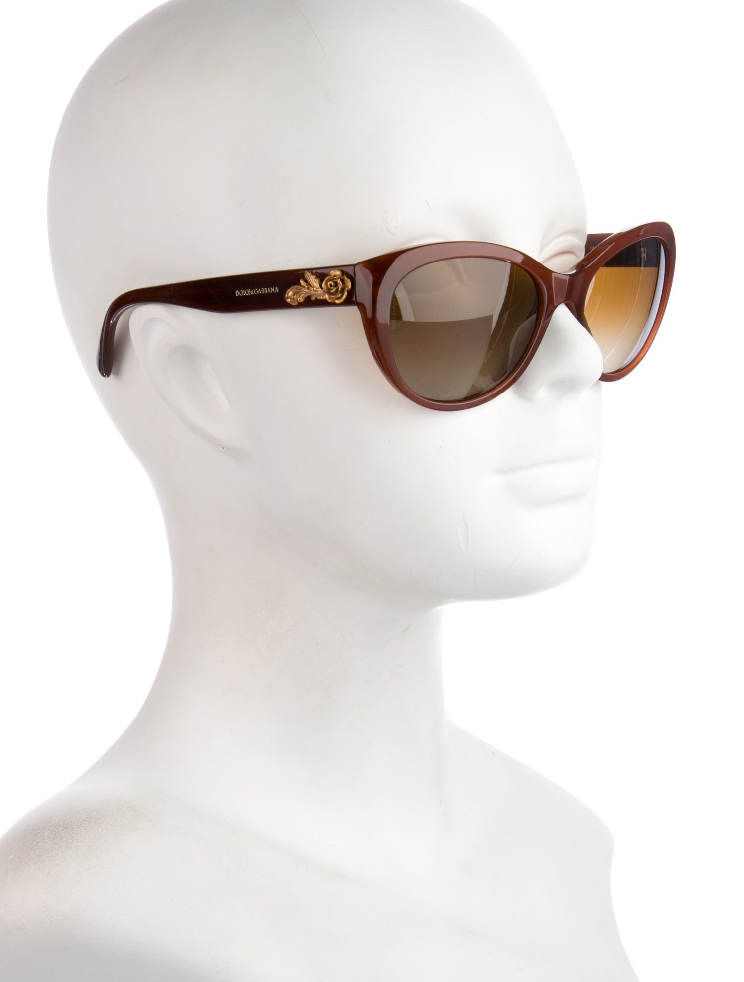 Dolce & Gabbana Cat-Eye Gradient Sunglasses