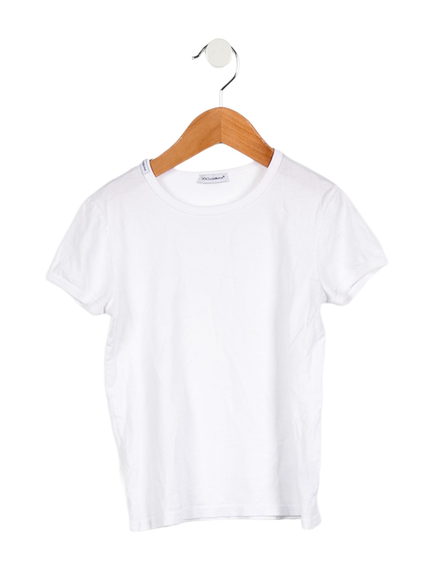 Dolce & Gabbana Kids' Solid Short Sleeve Shirt