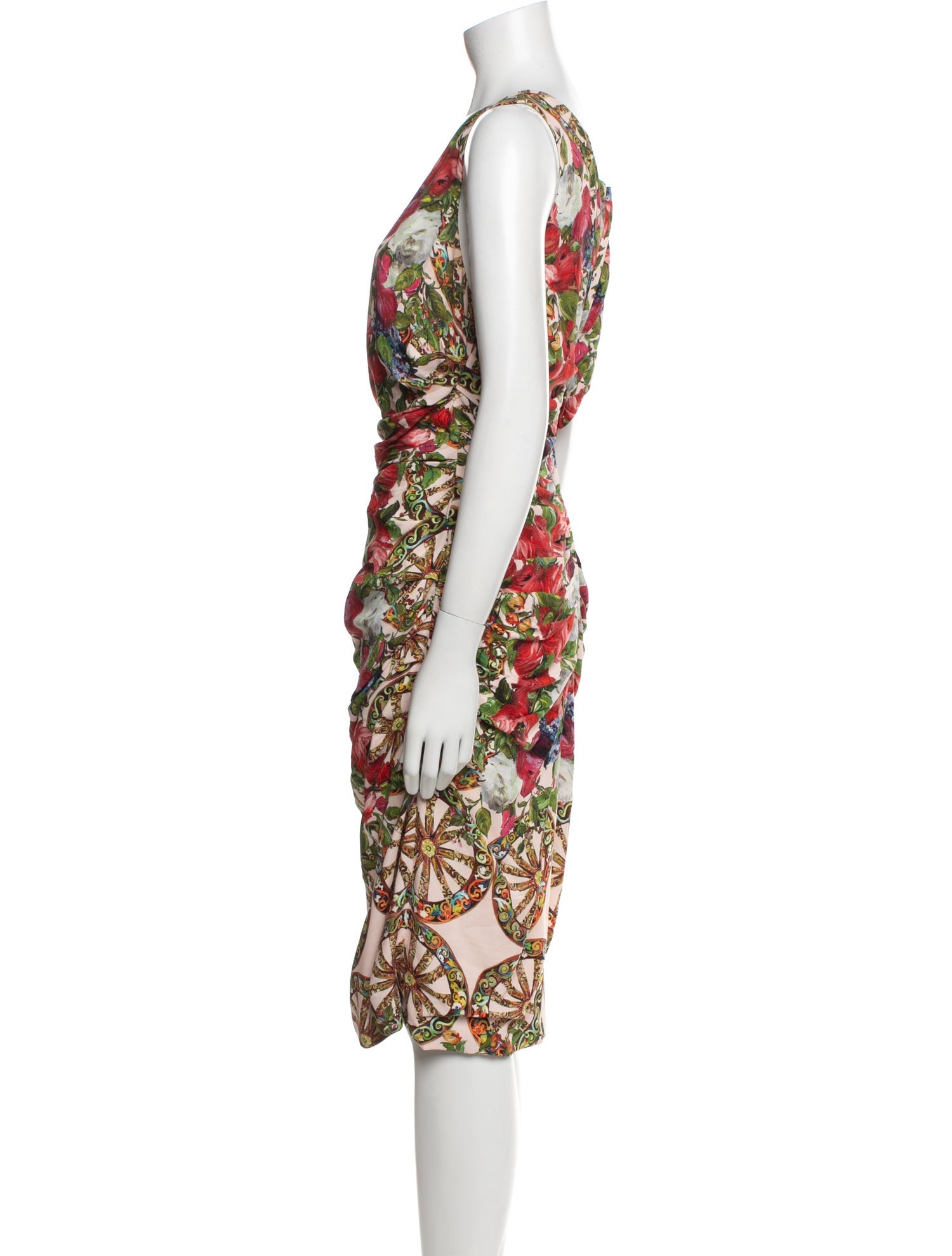 Dolce & Gabbana Silk Printed Dress Set