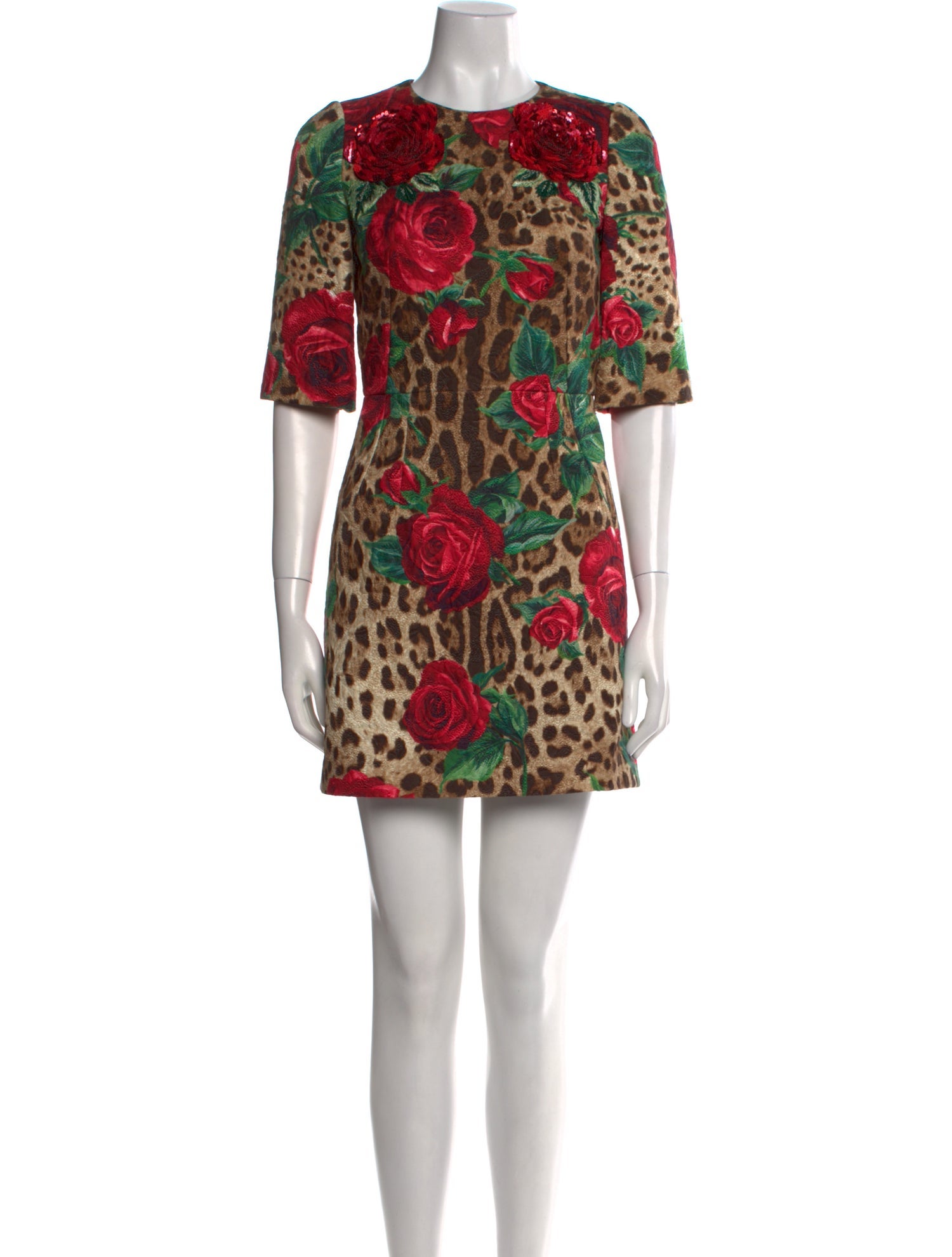 Dolce & Gabbana Printed Mini Dress