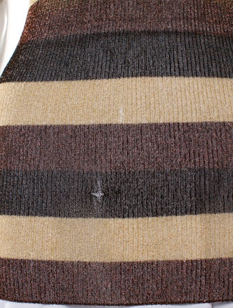 Dolce & Gabbana Striped Turtleneck Top