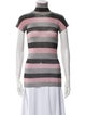 Dolce & Gabbana Striped Turtleneck Top