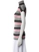 Dolce & Gabbana Striped Turtleneck Top