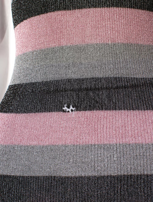 Dolce & Gabbana Striped Turtleneck Top