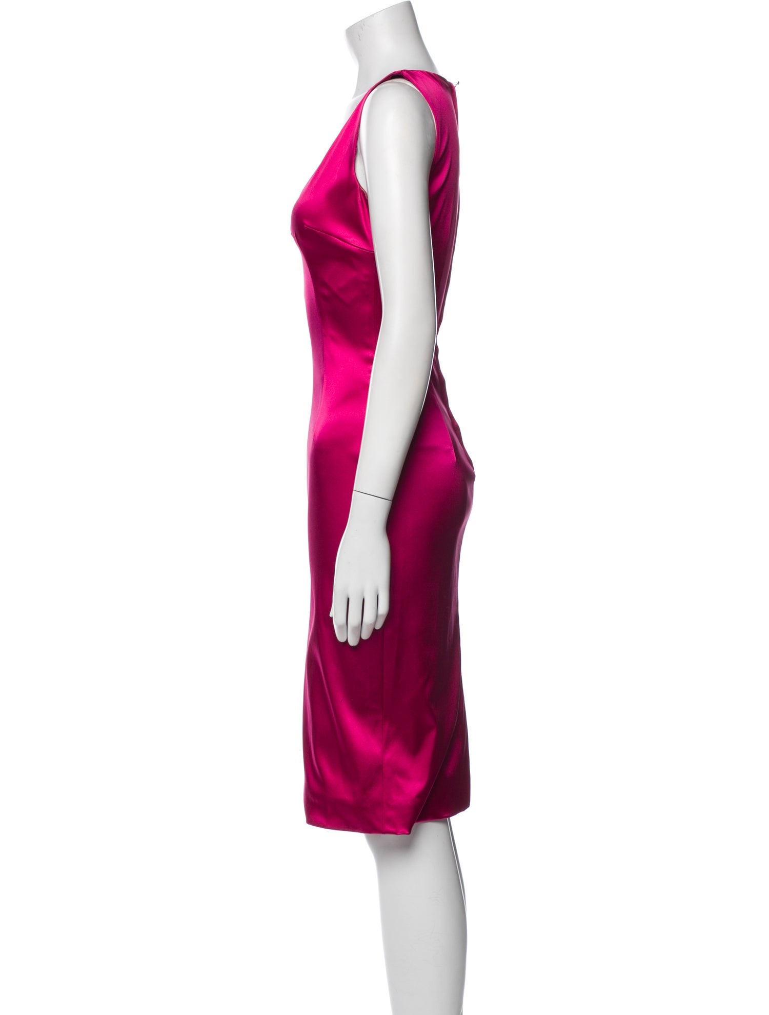 Dolce & Gabbana Satin Knee-Length Dress