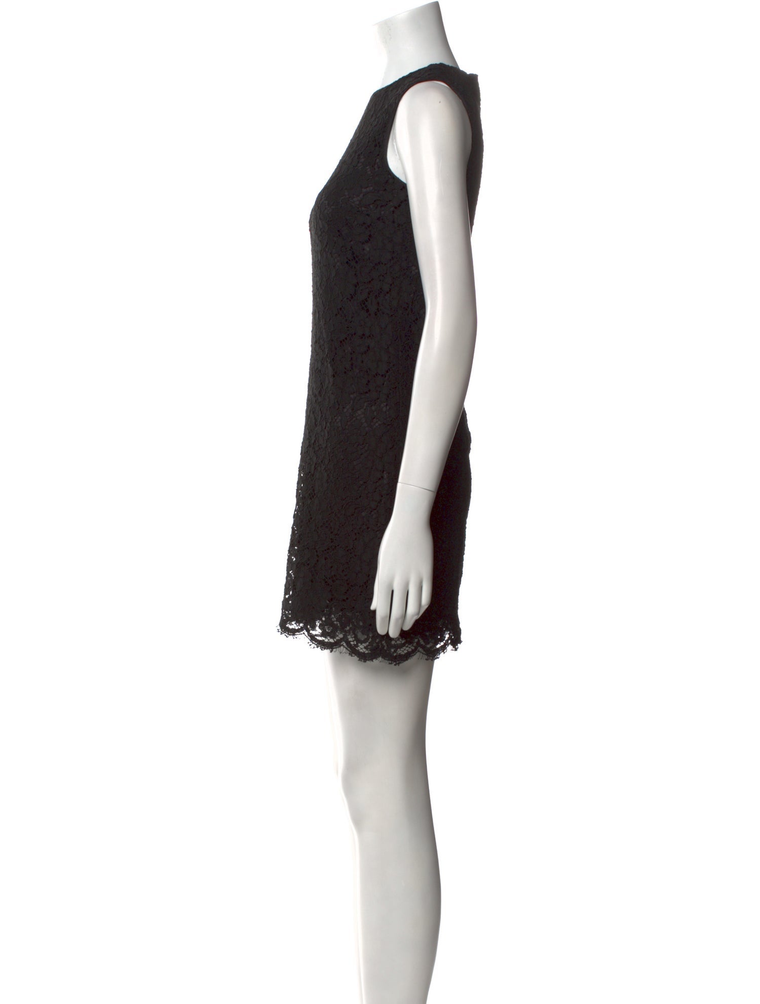 Dolce & Gabbana Crew Neck Mini Dress