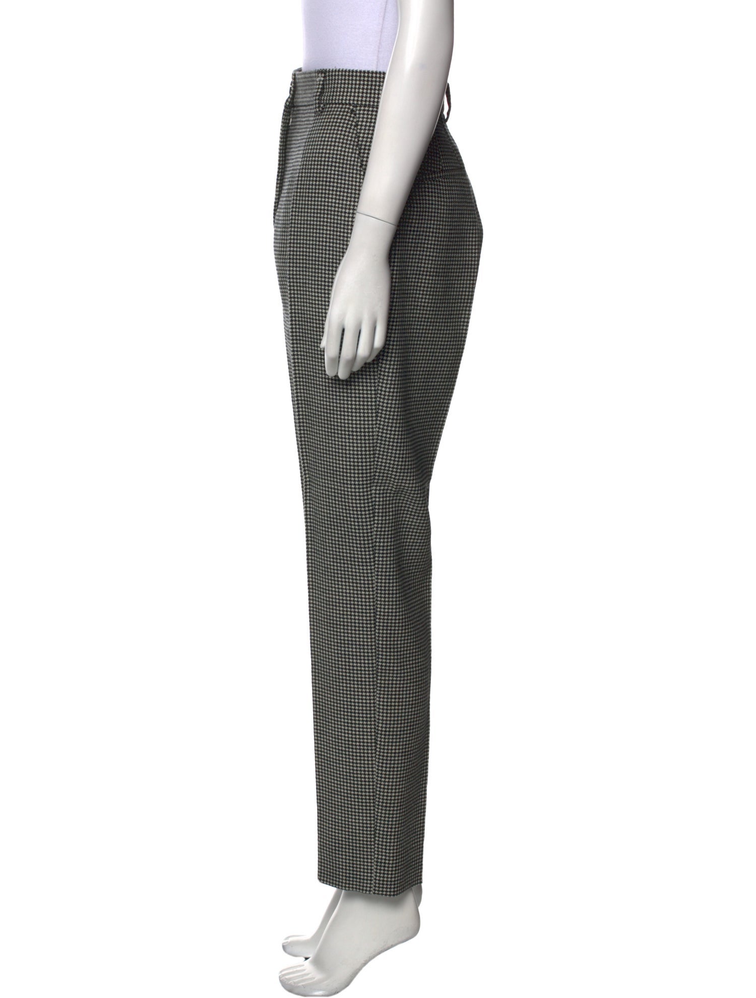 Dolce & Gabbana Virgin Wool Straight Leg Pants