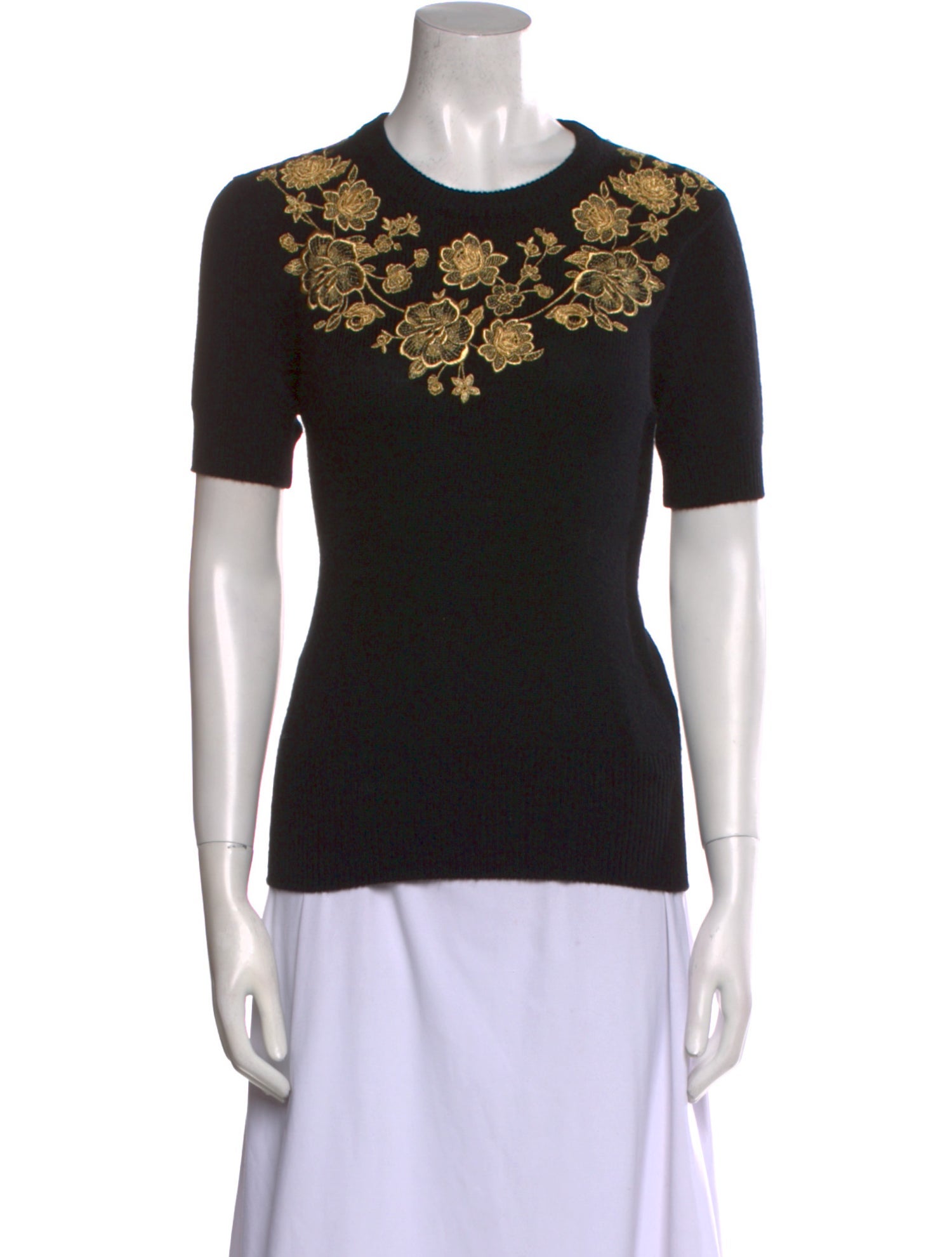 Dolce & Gabbana Cashmere Crew Neck Sweater