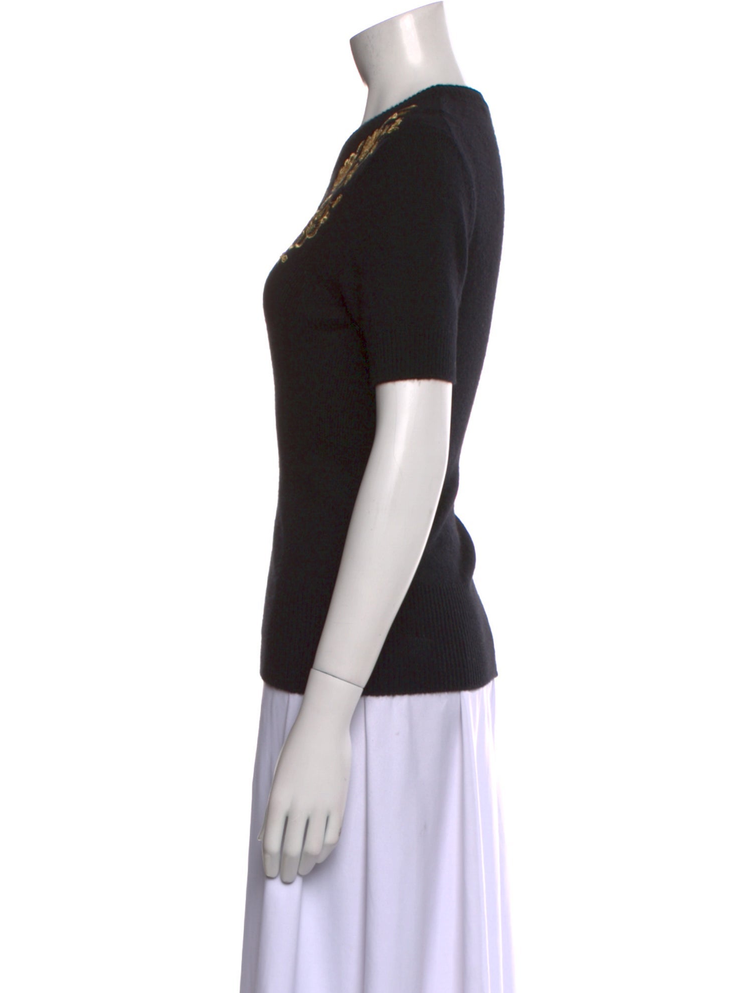 Dolce & Gabbana Cashmere Crew Neck Sweater