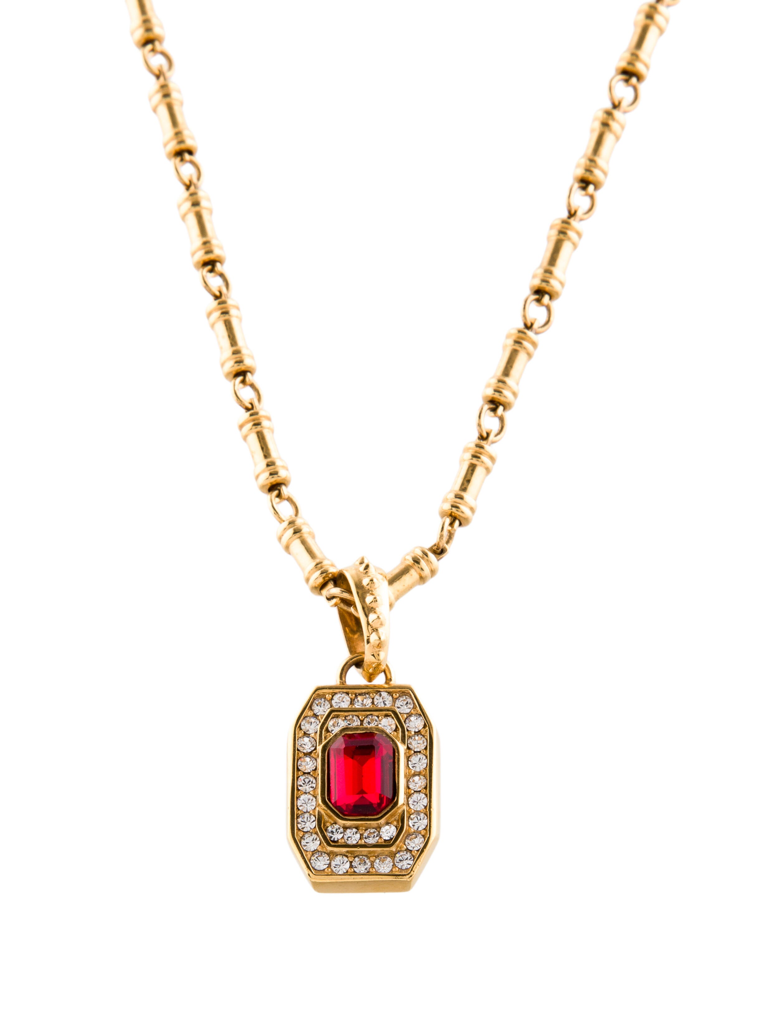 Dolce & Gabbana Crystal Pendant Necklace