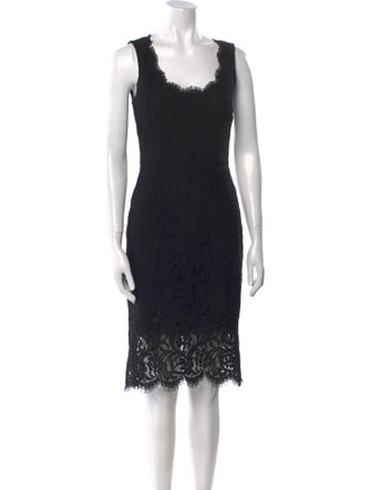 Dolce & Gabbana Lace Knee-Length Dress