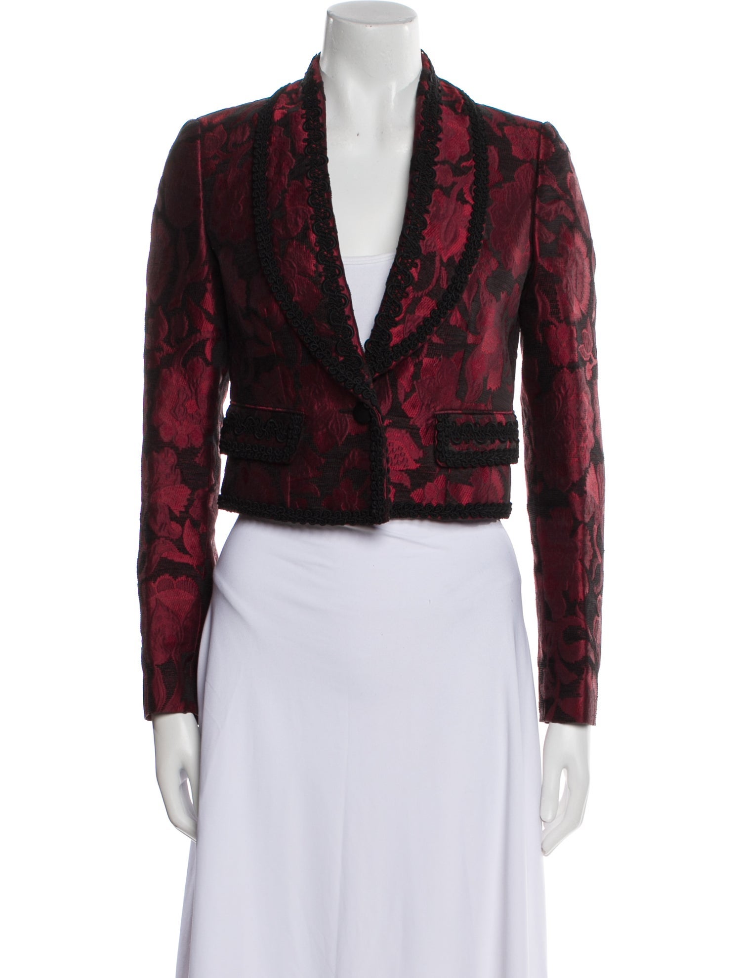 Dolce & Gabbana Floral Print Evening Jacket