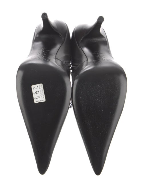 Dolce & Gabbana Leather Lace-Up Boots