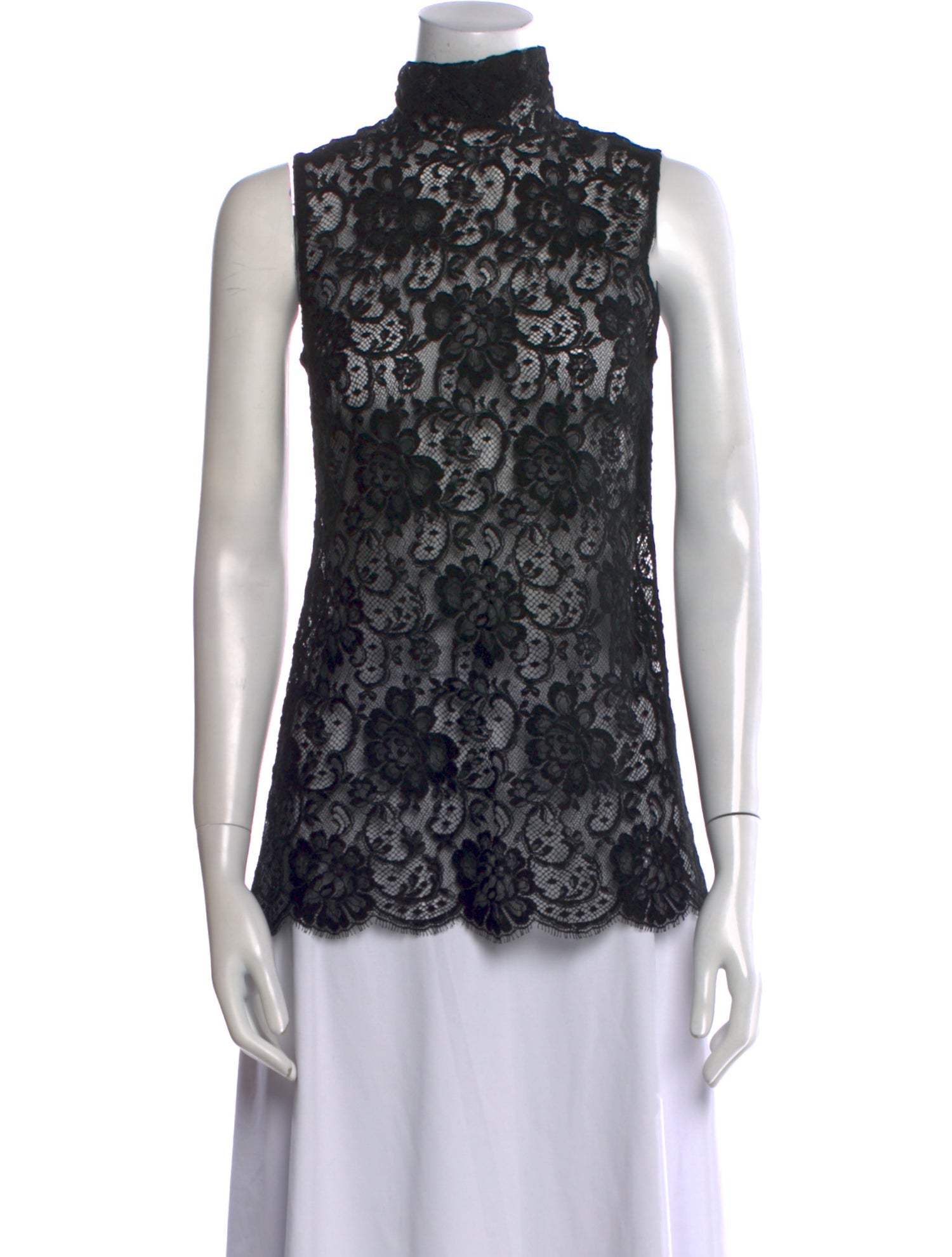 Dolce & Gabbana Lace Lace Pattern Top