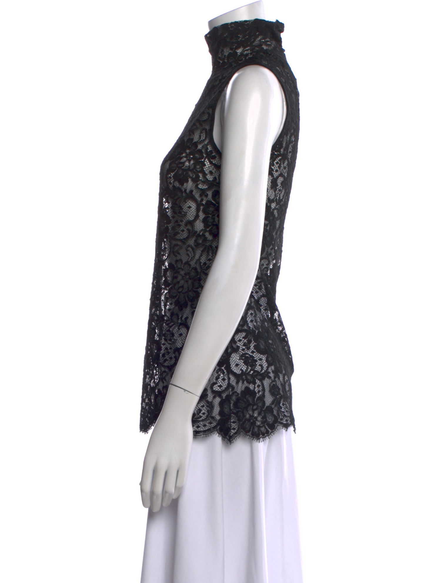 Dolce & Gabbana Lace Lace Pattern Top