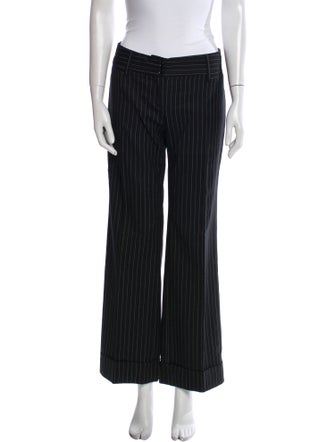 Dolce & Gabbana Virgin Wool Wide Leg Pants