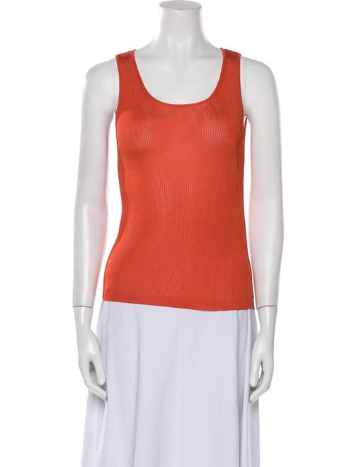 Dolce & Gabbana Silk Scoop Neck Top