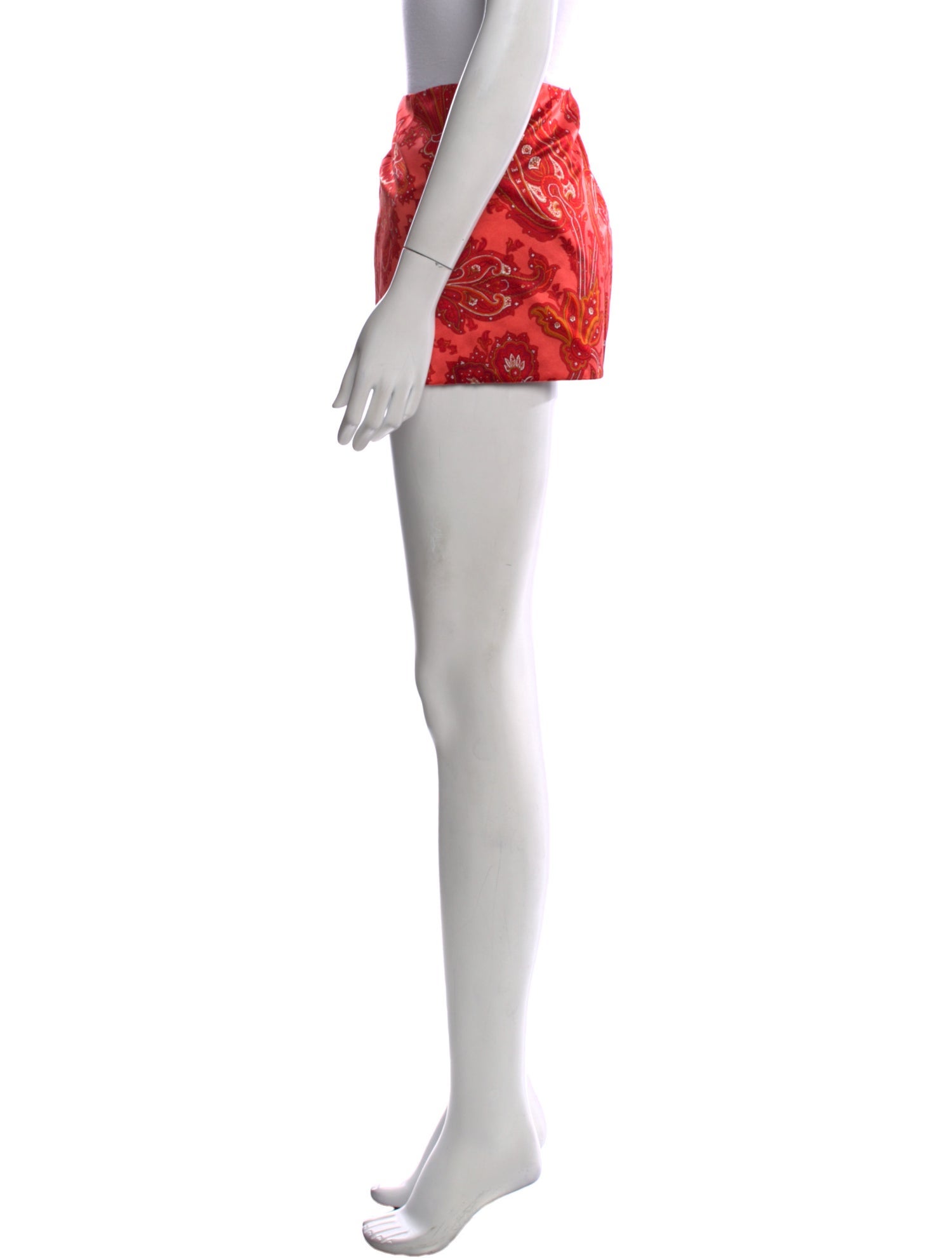 Dolce & Gabbana Silk Mini Skirt w/ Tags