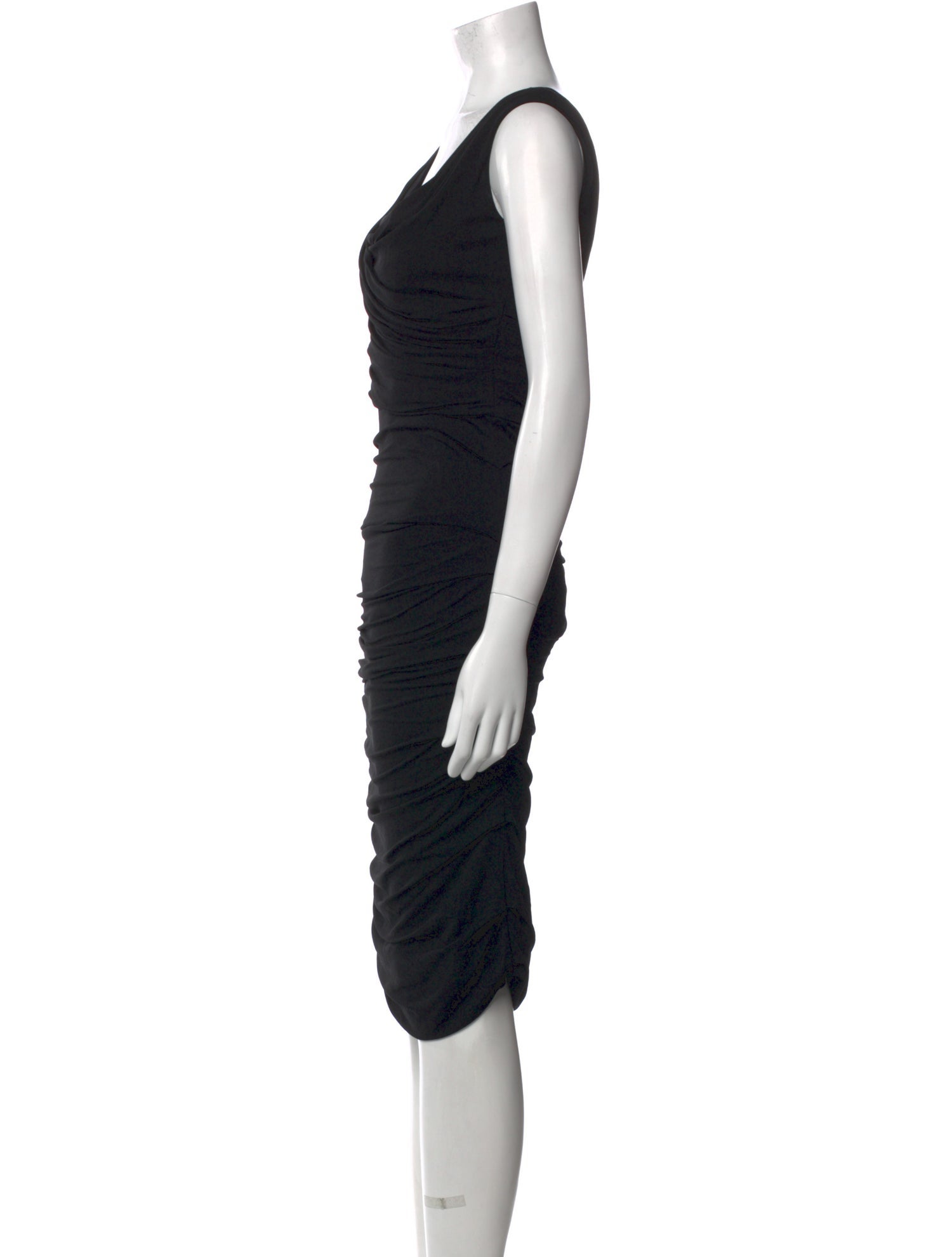 Dolce & Gabbana Square Neckline Midi Length Dress