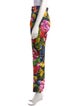 Dolce & Gabbana Silk Straight Leg Pants