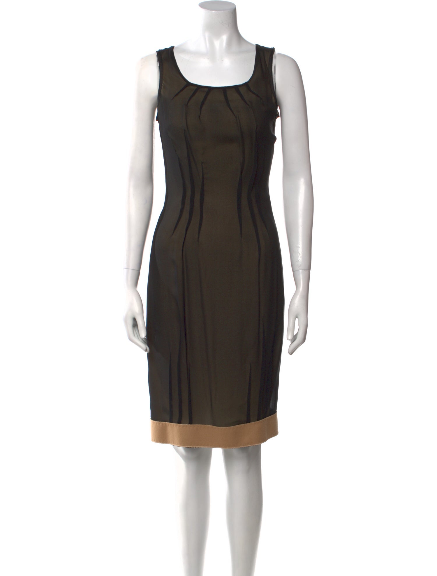 Dolce & Gabbana Silk Knee-Length Dress