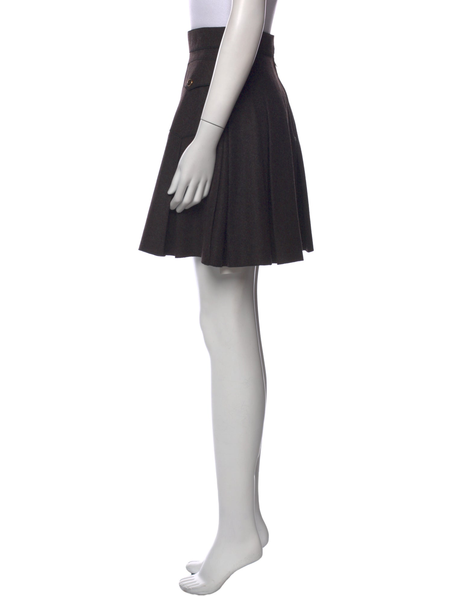 Dolce & Gabbana Virgin Wool Mini Skirt