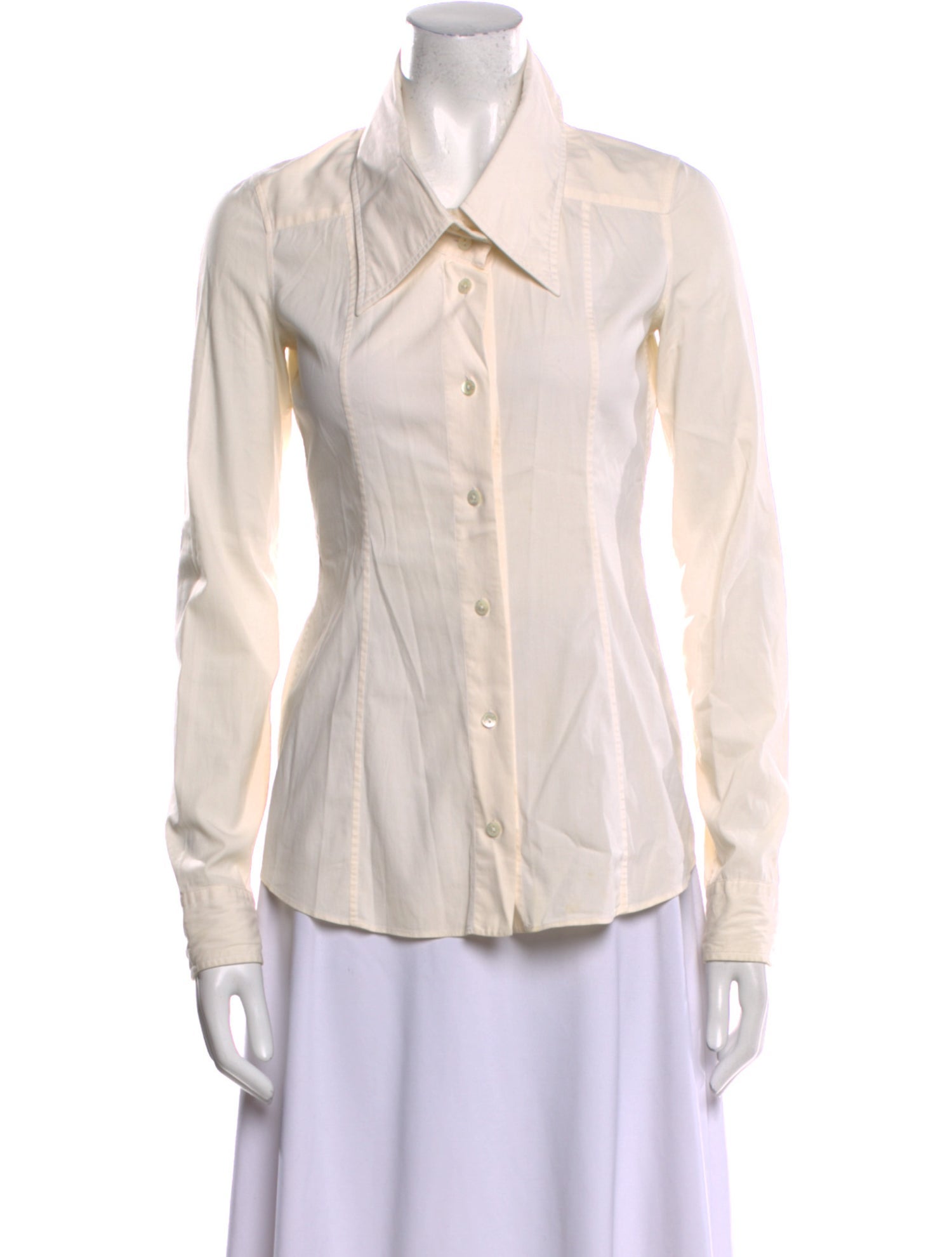 Dolce & Gabbana Long Sleeve Button-Up Top