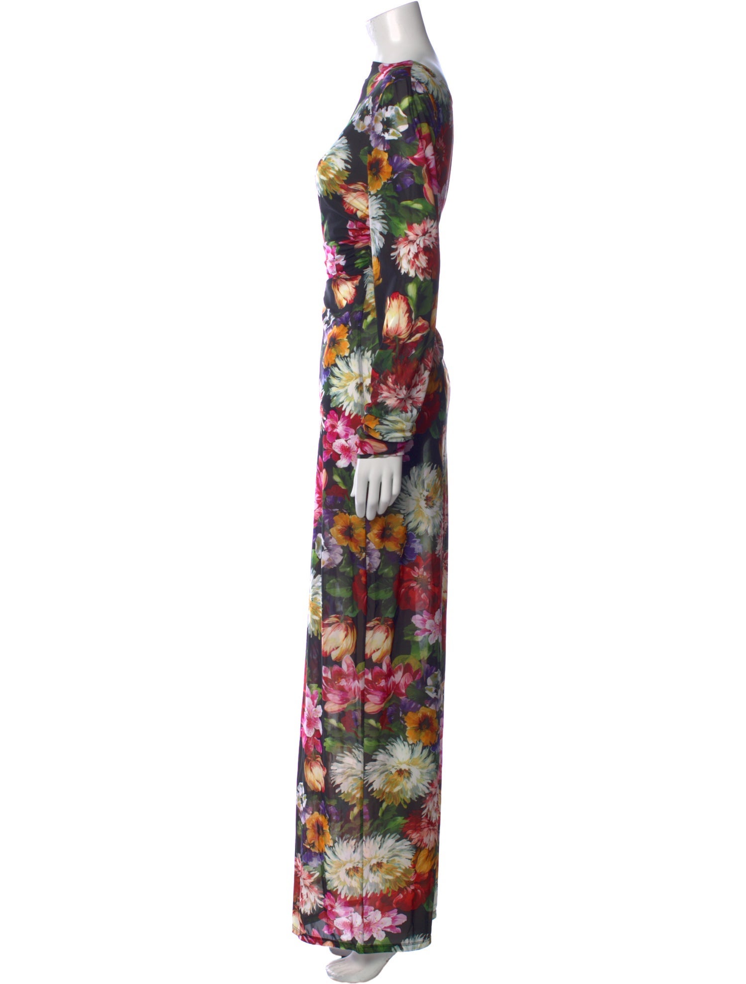 Dolce & Gabbana Floral Print Long Dress