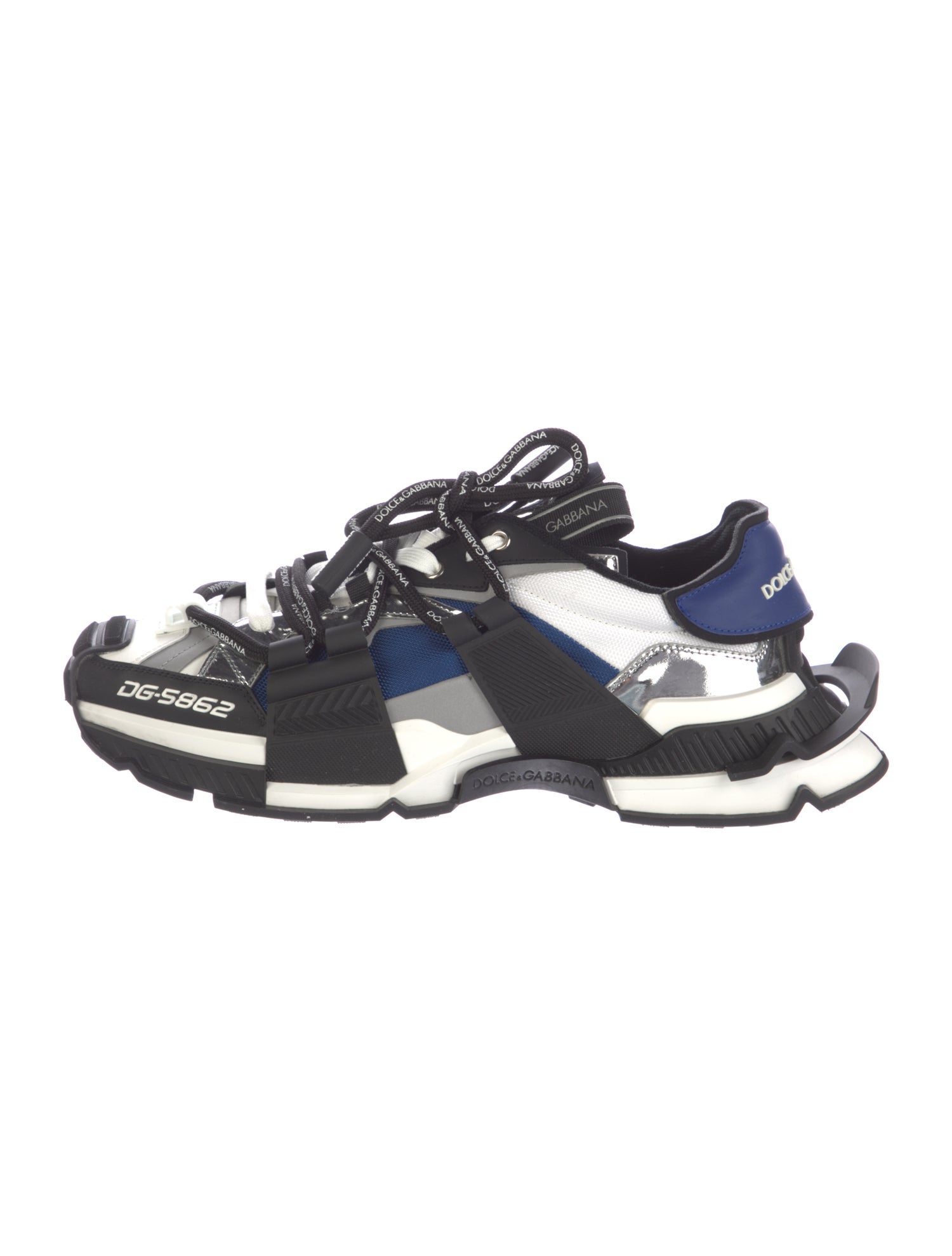 Dolce & Gabbana Colorblock Pattern Sneakers