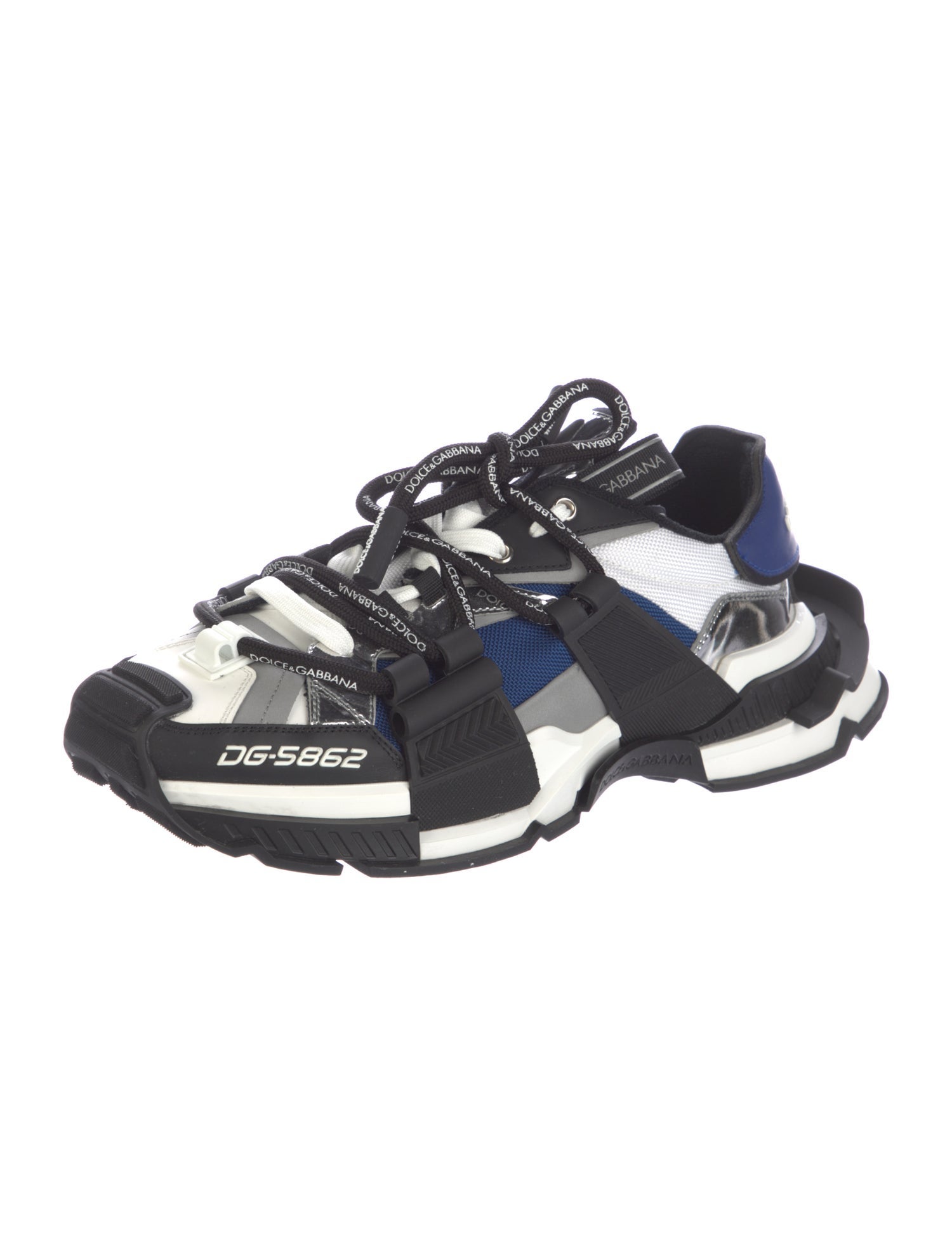 Dolce & Gabbana Colorblock Pattern Sneakers