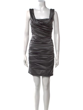Dolce & Gabbana Silk Knee-Length Dress