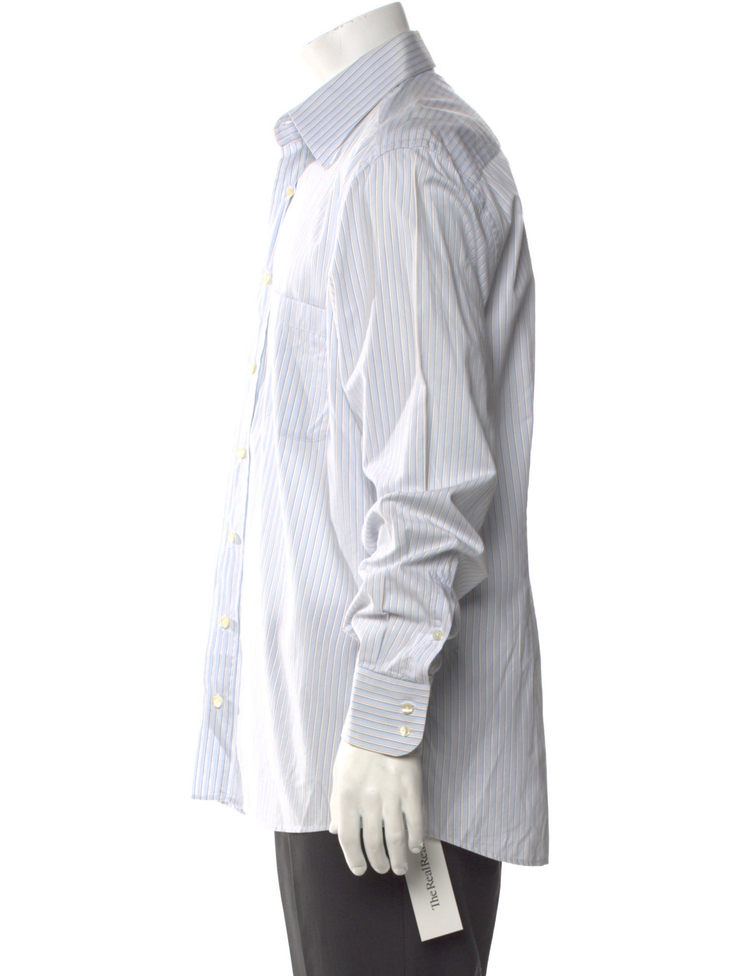 Dolce & Gabbana Striped Long Sleeve Dress Shirt