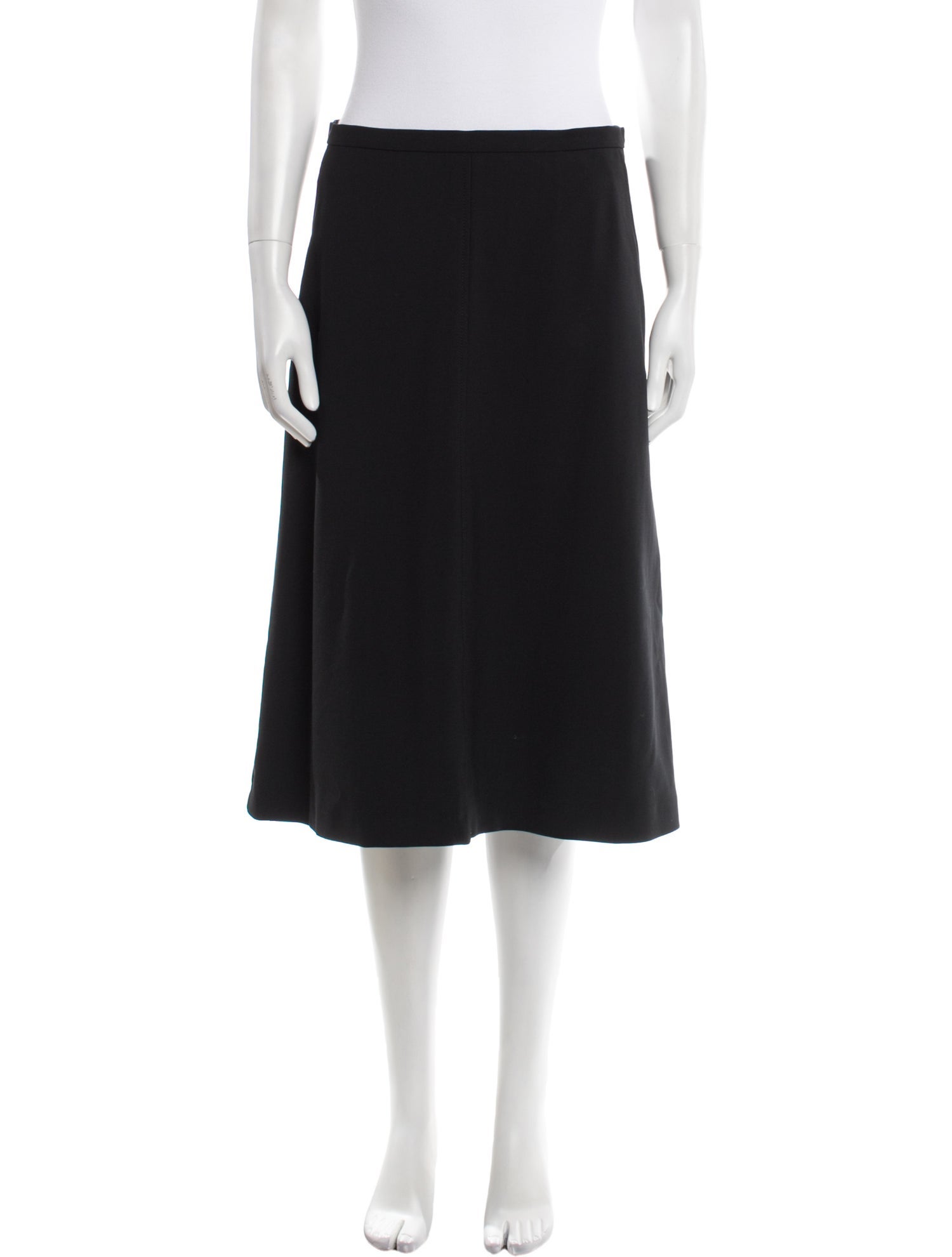 Dolce & Gabbana Virgin Wool Knee-Length Skirt
