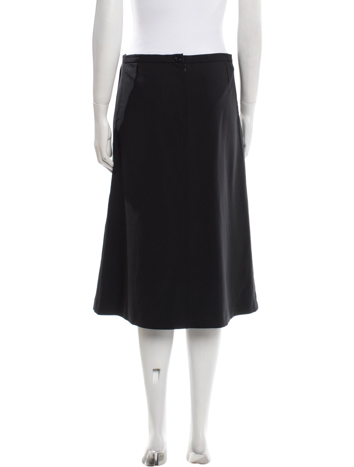 Dolce & Gabbana Virgin Wool Knee-Length Skirt