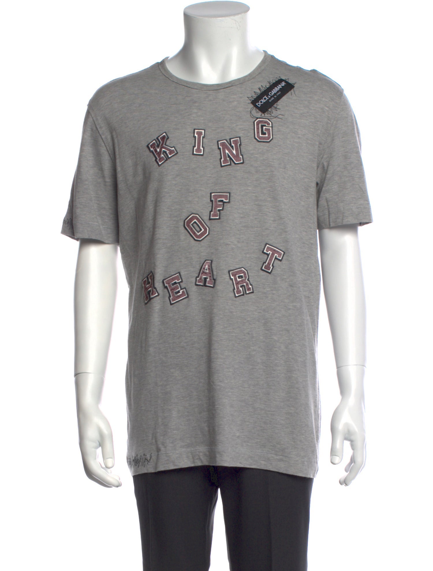 Dolce & Gabbana Graphic Print Crew Neck T-Shirt
