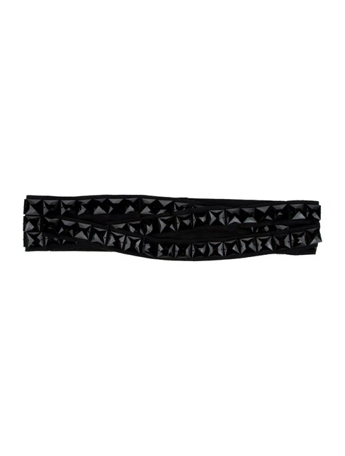 Dolce & Gabbana Wide Beaded Accents Waist Belt