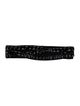 Dolce & Gabbana Wide Beaded Accents Waist Belt