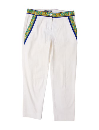 Dolce & Gabbana Graphic Print Straight Leg Pants