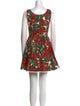 Dolce & Gabbana Floral Print Mini Dress