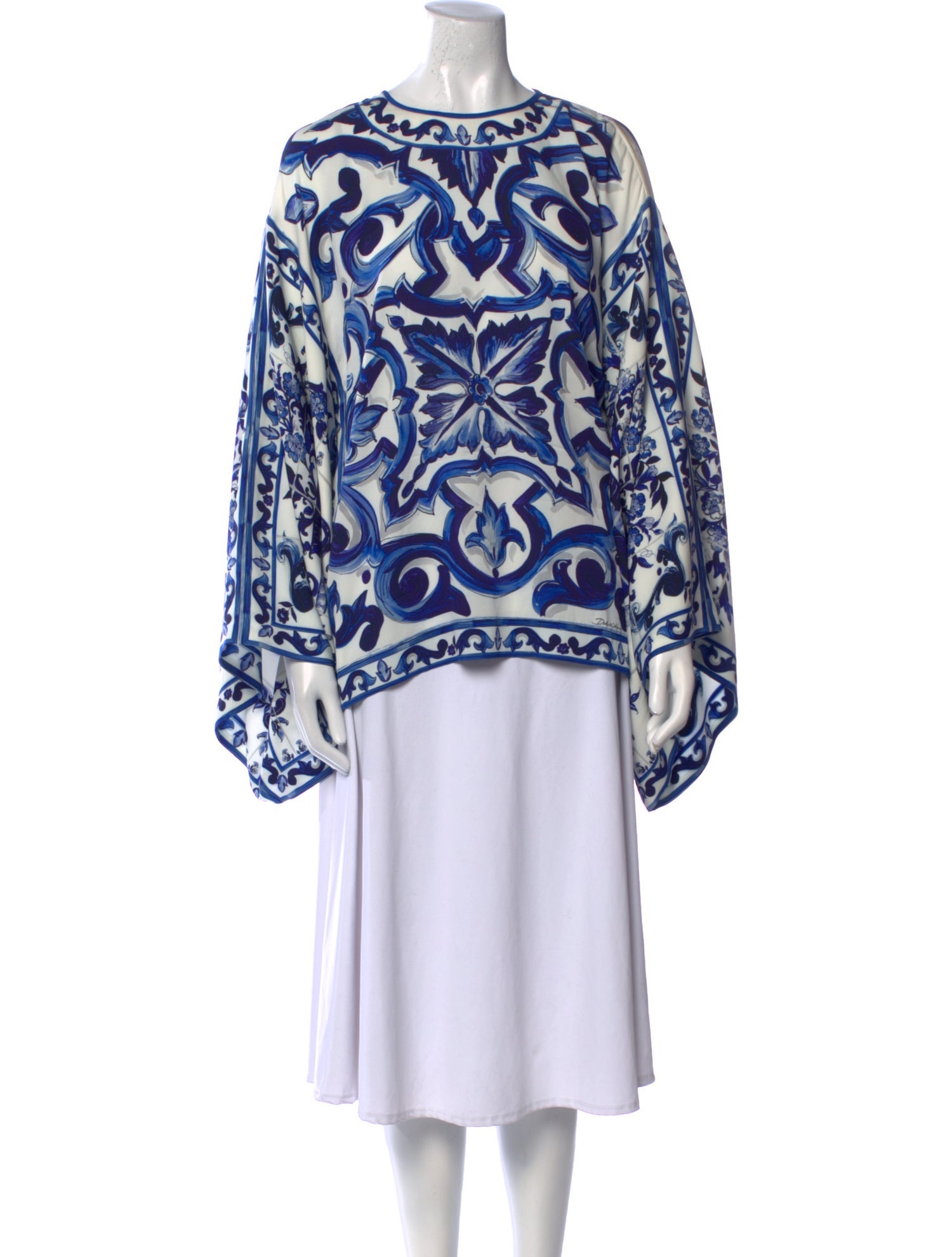 Dolce & Gabbana Silk Printed Tunic