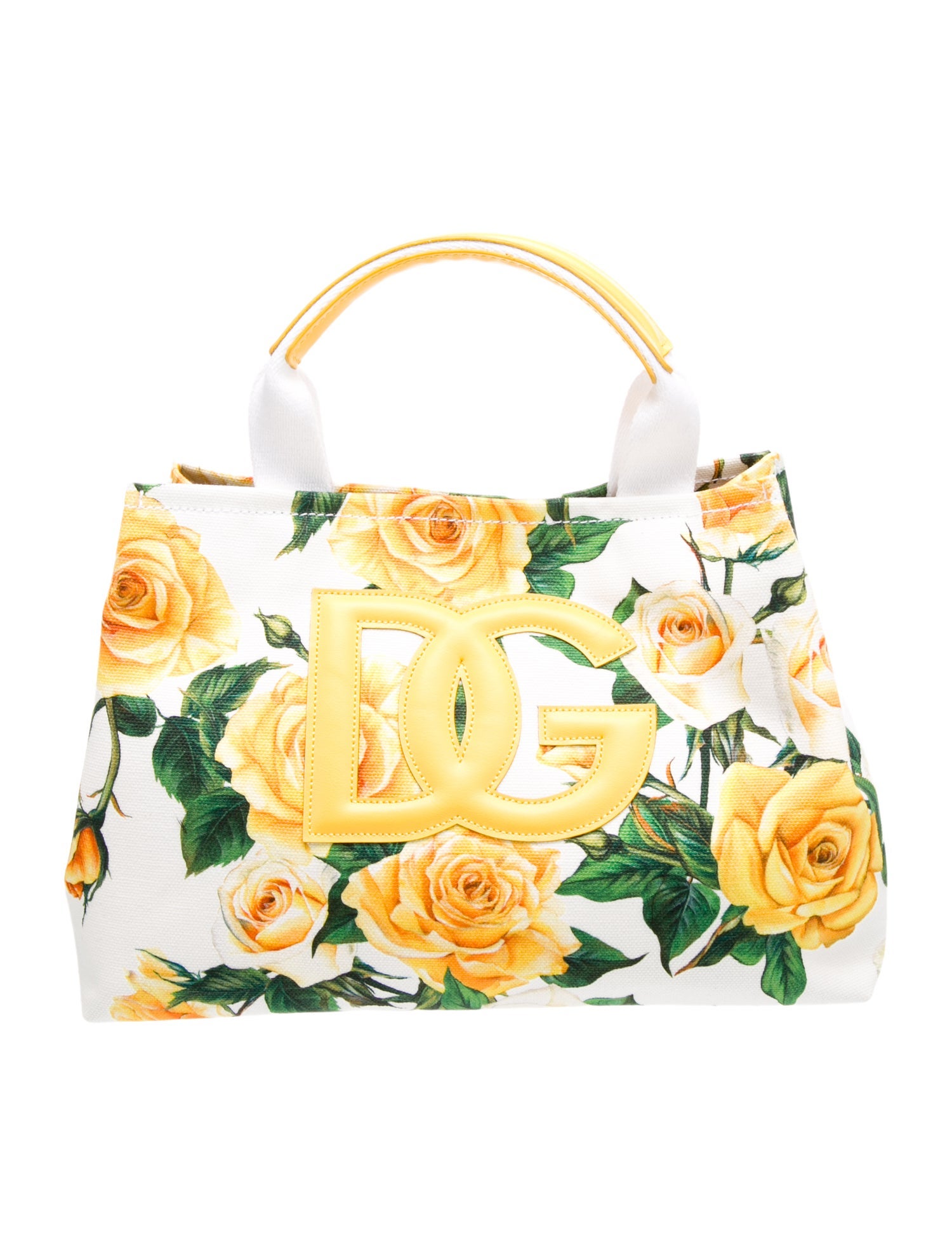 Dolce & Gabbana Logo Floral Tote w/ Tags