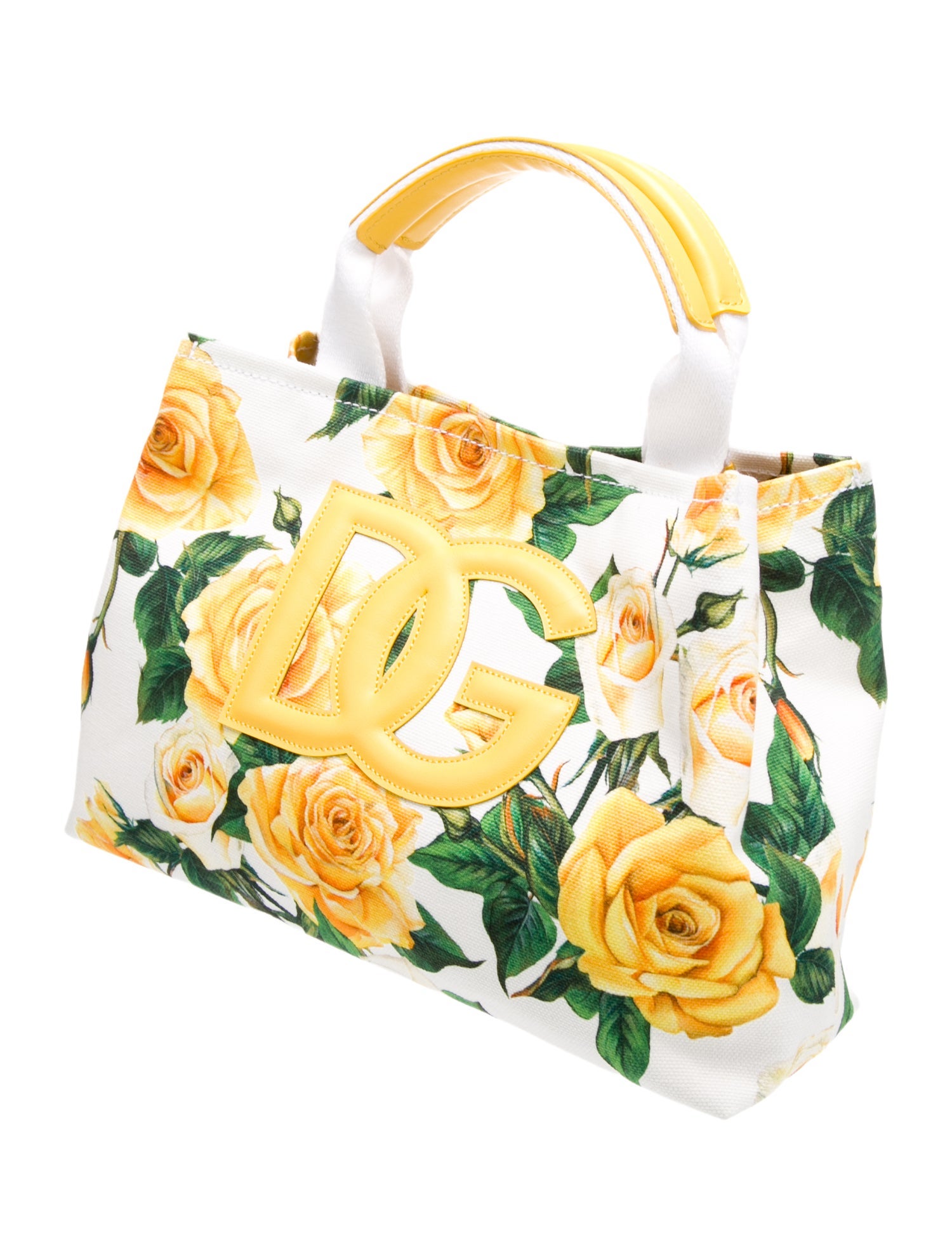 Dolce & Gabbana Logo Floral Tote w/ Tags