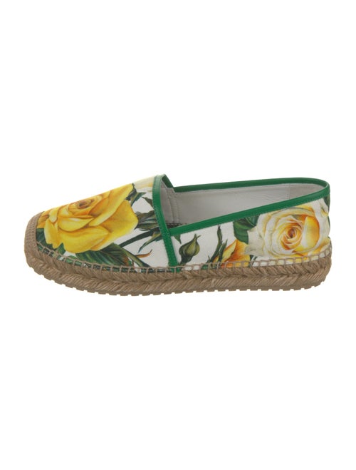 Dolce & Gabbana Canvas Floral Print Espadrilles
