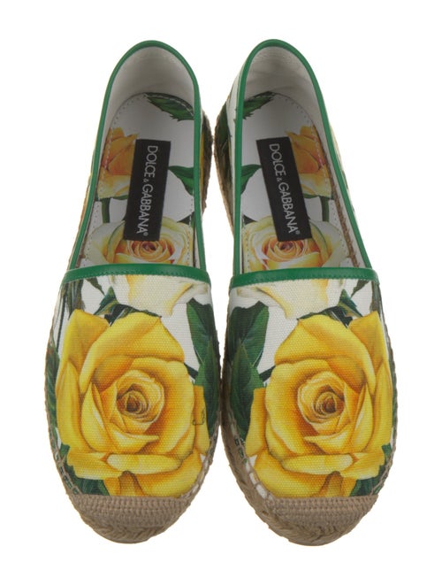 Dolce & Gabbana Canvas Floral Print Espadrilles