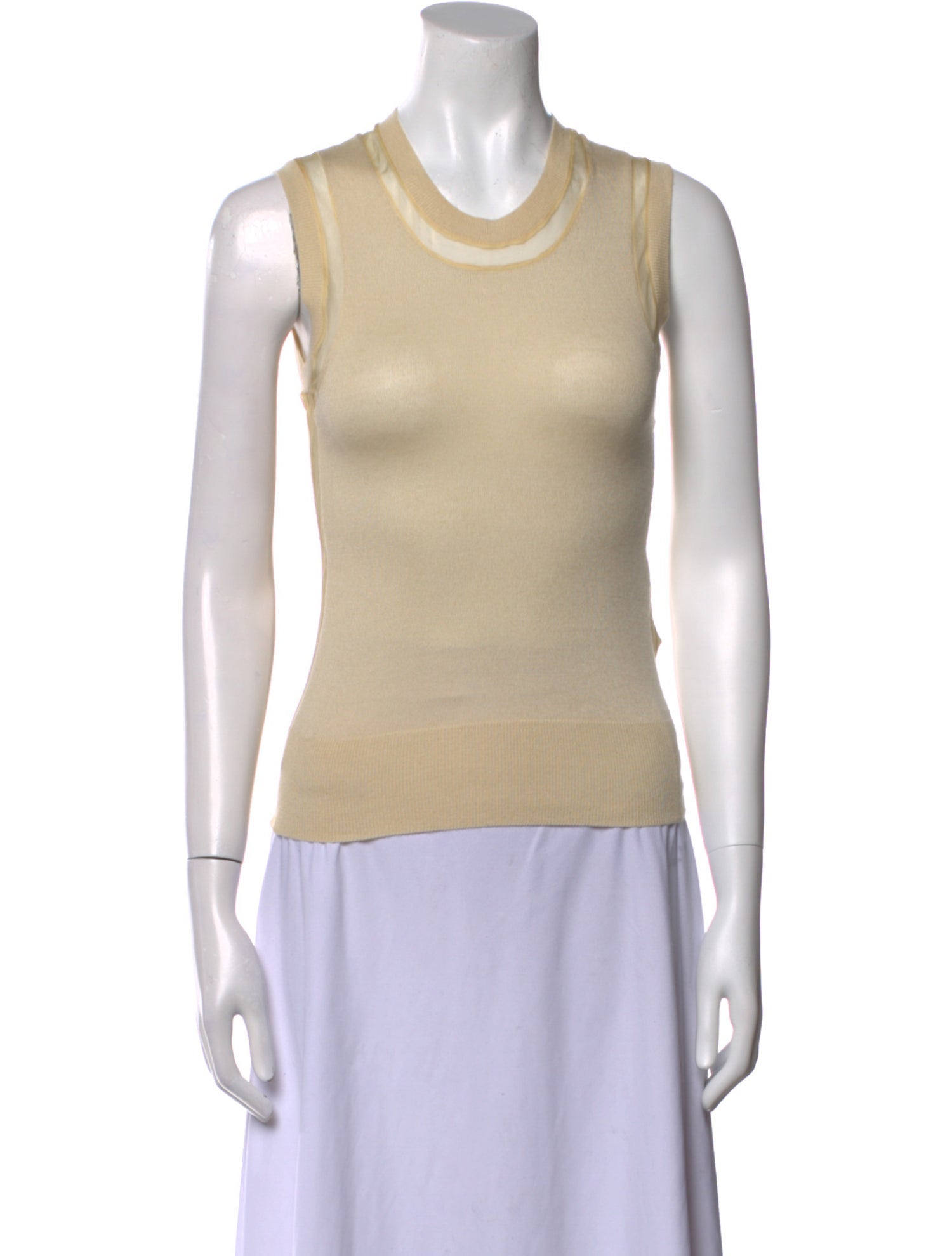 Dolce & Gabbana Cashmere Scoop Neck Top