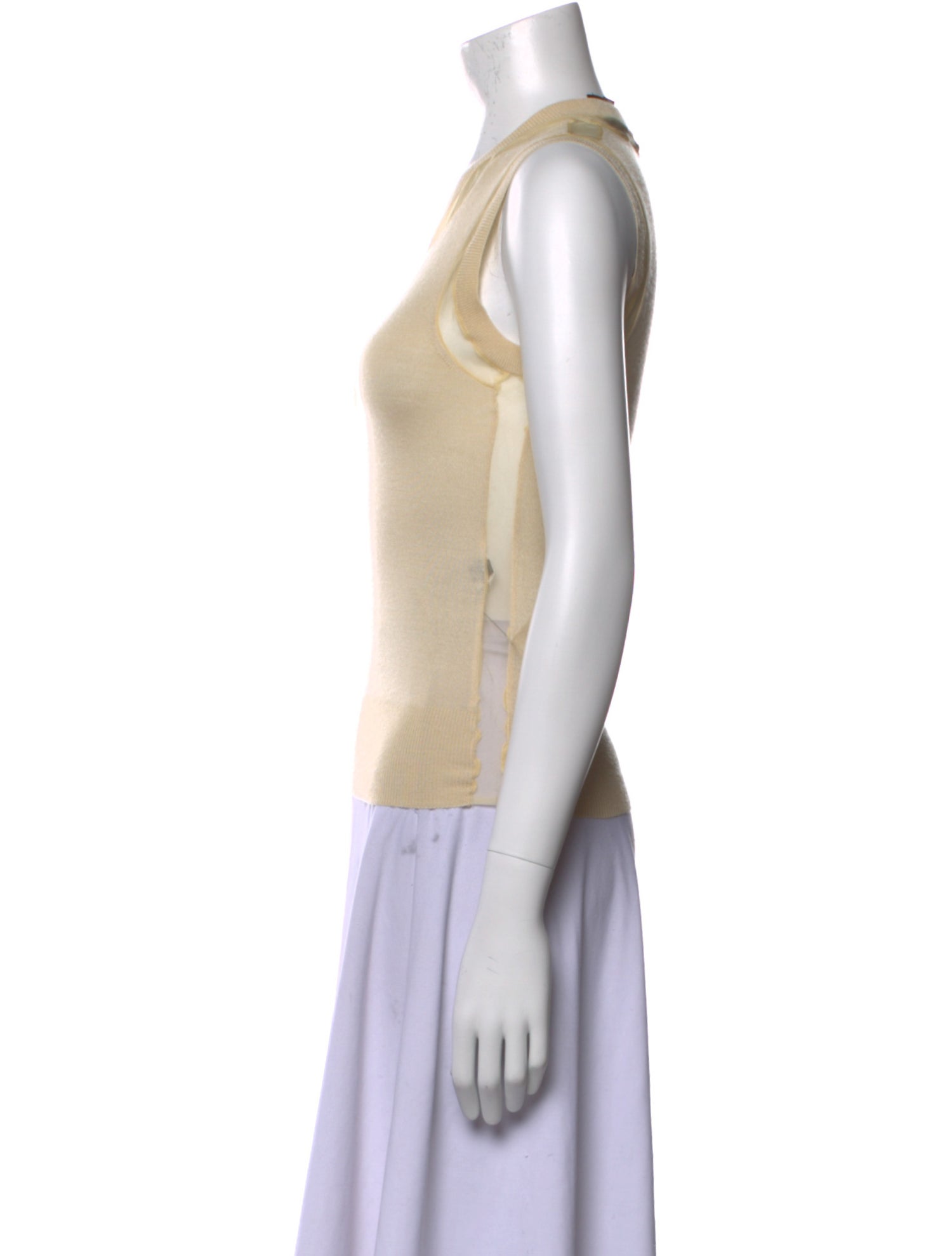 Dolce & Gabbana Cashmere Scoop Neck Top