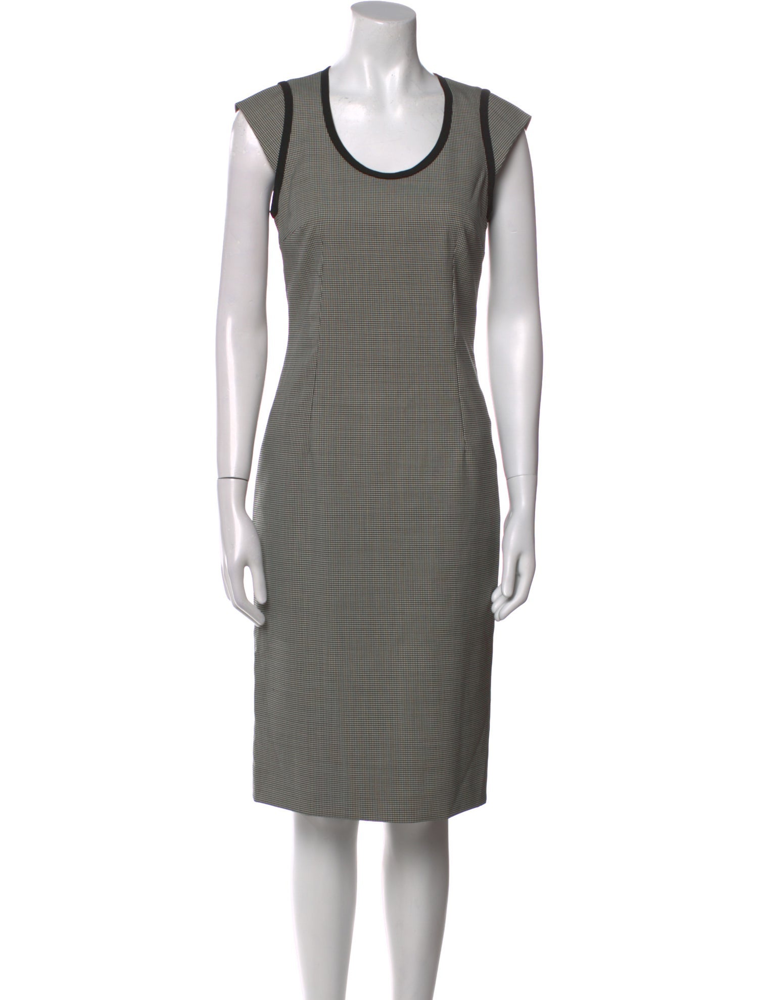 Dolce & Gabbana Virgin Wool Knee-Length Dress w/ Tags